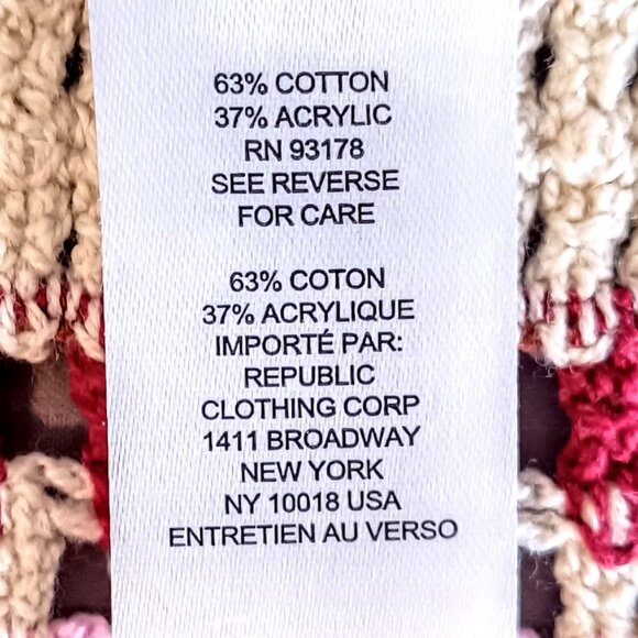 Truth By Republic Crochet Cotton Cropped Sweater - Picture 5 of 6